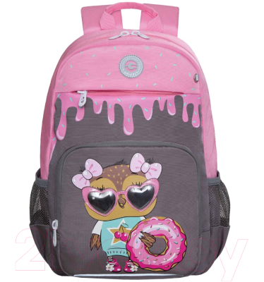 Школьный рюкзак Grizzly RG-364-1 (серый)