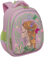 Школьный рюкзак Grizzly RAz-386-3 (розовый) - 