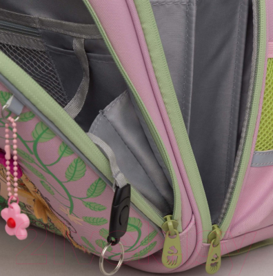Школьный рюкзак Grizzly RAz-386-3 (розовый)