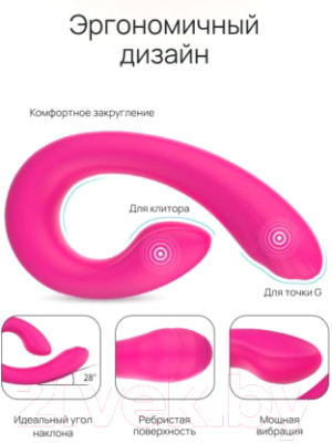 Виброкольцо Aibu S030P (розовый)