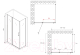 Миниатюра изображения товара Душевой уголок Abber Sonnenstrand AG04100S-S80