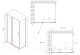 Миниатюра изображения товара Душевой уголок Abber Sonnenstrand AG04110S-S90