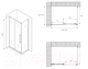 Миниатюра изображения товара Душевой уголок Abber Schwarzer Diamant AG30160MH-S100M