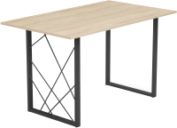 Обеденный стол Mio Tesoro Wasabi 100x60 (дуб сонома/черный) - 