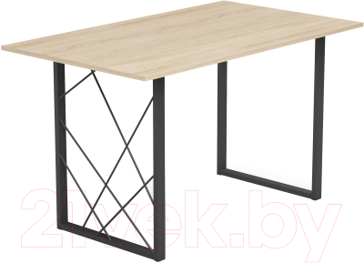 Обеденный стол Mio Tesoro Wasabi 120x70 (дуб сонома/черный)