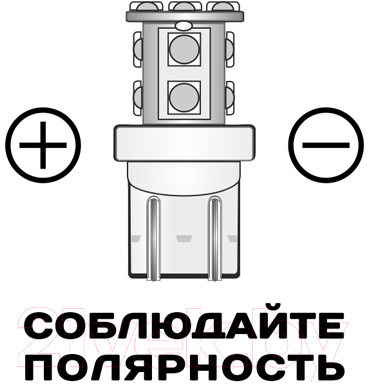 Комплект автомобильных ламп Xenite 1009372 (2шт, белый)