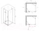 Миниатюра изображения товара Душевой уголок Abber Zart AG08090-S81