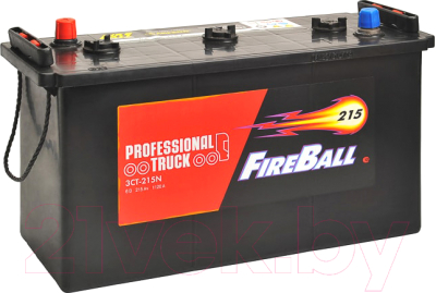 Изображение товара Автомобильный аккумулятор FireBall 3СТ-215 N Рус универсальная 2 1120А (215 А/ч)