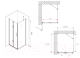 Миниатюра изображения товара Душевой уголок Abber Zart AG08090P-S91