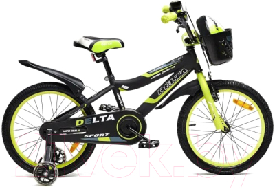 Детский велосипед DeltA Sport 1805 (18, зеленый)