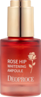 Сыворотка для лица Deoproce Rose Hip Whitening Ampoule (28мл) - 