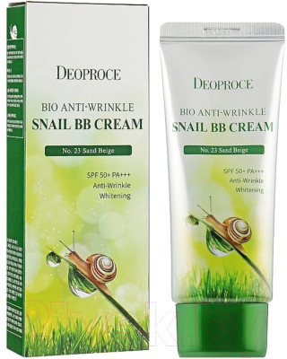 BB-крем Deoproce Bio Anti-Wrinkle Snail тон № 23 (60г)