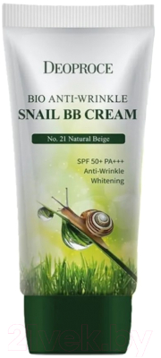 BB-крем Deoproce Bio Anti-Wrinkle Snail тон № 21 (60г)