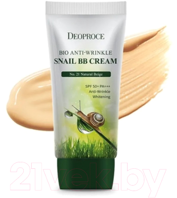 BB-крем Deoproce Bio Anti-Wrinkle Snail тон № 21 (60г)