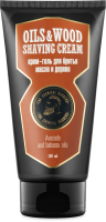 Крем для бритья The Chemical Barbers Oils & Wood Shaving Cream (150мл) - 