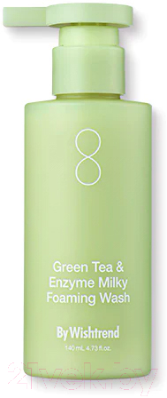 Пенка для умывания By Wishtrend Green Tea & Enzyme Milky Foaming Wash