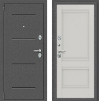 Входная дверь el'Porta Porta R-2 104.K42 Nardo Grey/антик серебро (88x205, левая) - 