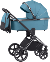 Детская универсальная коляска Carrello Ultimo 2 в 1 2023 / CRL-6515 (Aqua Blue) - 