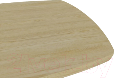 Журнальный столик Калифорния мебель Старк квадро (дуб янтарный/белый)