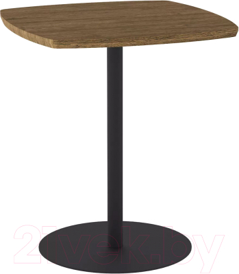 Журнальный столик Калифорния мебель Старк квадро (орех кантри/черный)