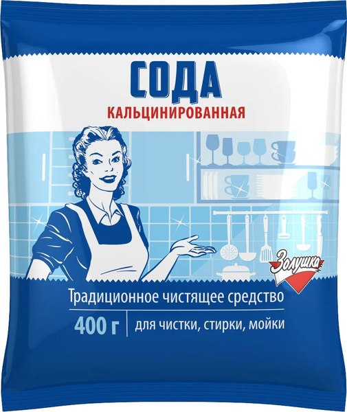 Универсальное чистящее средство ЗолушкА Сода кальцинированная (400г)