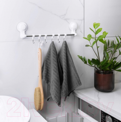 Полка для ванной Swed house Bathroom Shelf With Hooks R5180