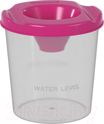 Изображение товара Стакан-непроливайка Erich Krause Neon Solid / 58681 (розовая)