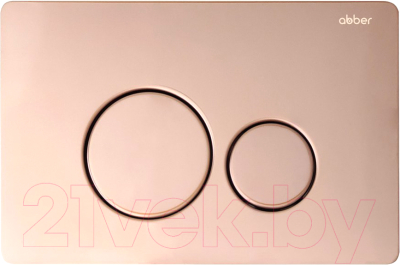 Изображение товара Кнопка для инсталляции Abber AC0121RG (розовое золото)