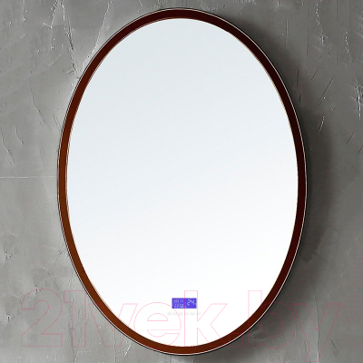 Зеркало Abber Stein AS6610BR (коричневый, с подсветкой)