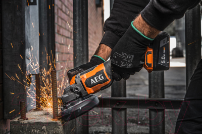 Изображение товара Профессиональная угловая шлифмашина AEG Powertools BEWS 18-125BLPX2-0 (4935480857)