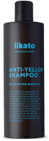 Оттеночный шампунь для волос Likato Professional Smart Blond Anti-Yellow Shampoo (400мл) - 