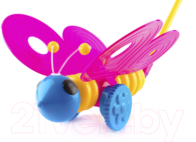 Изображение товара Игрушка-каталка Пластмастер Бабочка / 12001
