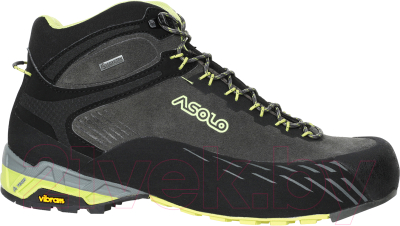 Трекинговые кроссовки Asolo SML Eldo Mid Lth Gv Mm / A0105600-B022 (р-р 11, графитовый/зеленый)