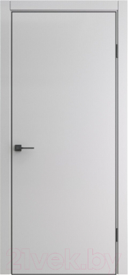 Дверь межкомнатная el'Porta ПП Порта-50 4AB 70x200 (Nardo Grey/черный)