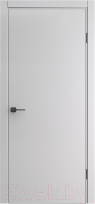 Дверь межкомнатная el'Porta ПП Порта-50 4AF 70x200 (Nardo Grey/черный)
