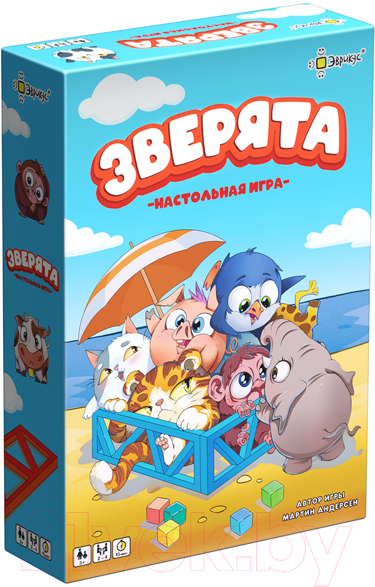 Настольная игра Эврикус Зверята / BG-17073