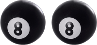 Колпачок для ниппеля велосипедного Oxford 2023 8 Ball Valve Caps / OX767 (черный) - 