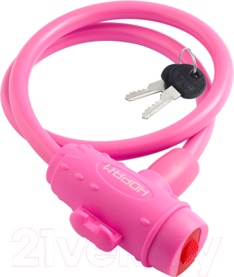 Велозамок Нора-М №33 (ф10x650мм, розовый)