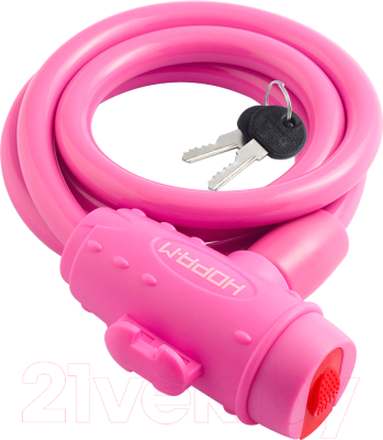 Велозамок Нора-М №33 (ф10x1000мм, розовый)