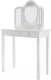 Туалетный столик с зеркалом Roba 450180WE (белый) - 