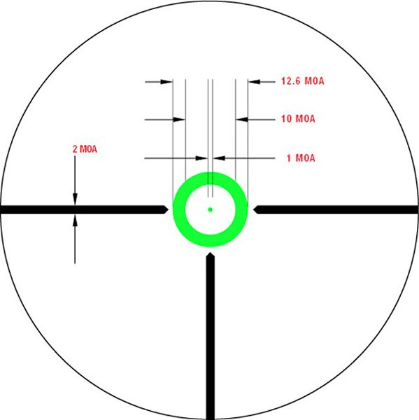 Оптический прицел Veber Загонник Wolf 1-4x24 GB DnD