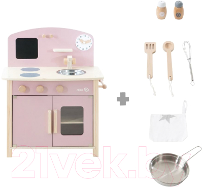 Детская кухня Roba 480211MA (розовый/натуральный)