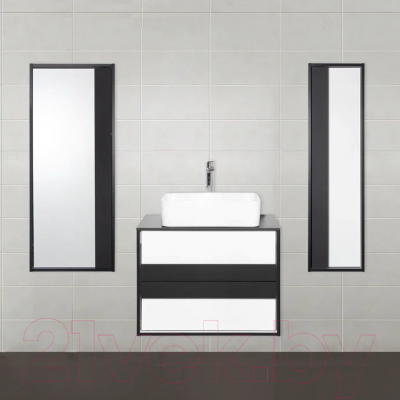 Шкаф-полупенал для ванной Style Line Амстердам 45 (подвесной, универсальный)