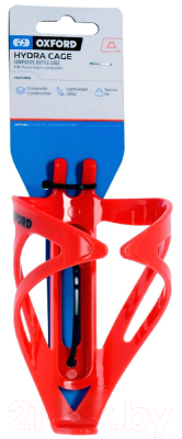 Флягодержатель для велосипеда Oxford Hydra Cage / BG101R (красный)
