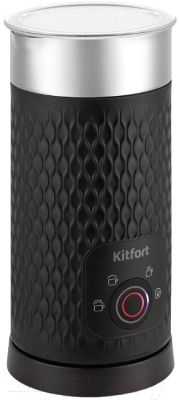 Вспениватель молока Kitfort KT-7128-1 (черный)