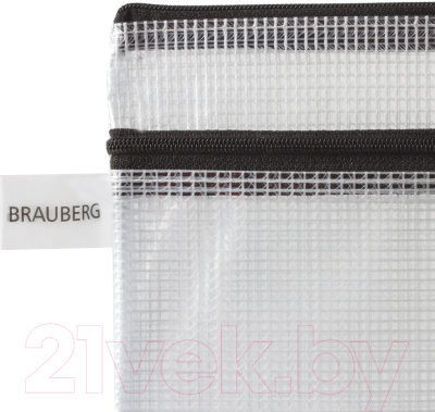 Папка-конверт Brauberg Solid / 223889 (прозрачный)