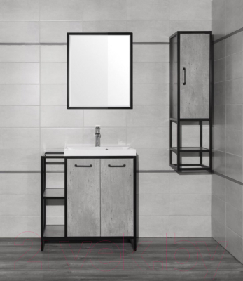 Шкаф-полупенал для ванной Style Line Лофт 30 (подвесной)