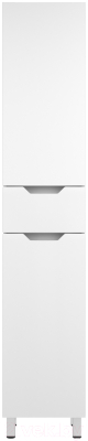 Шкаф-пенал для ванной Style Line Остин 36 1 ящик (напольный, белый)