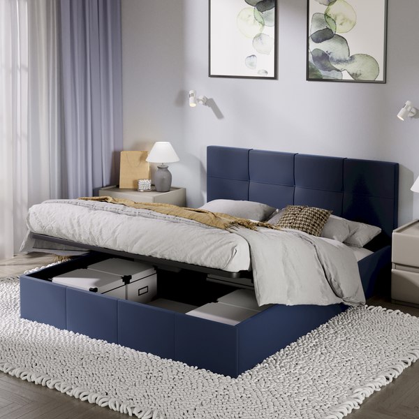 Купить Двуспальная кровать ТриЯ Лора с ПМ 160x200 в Жодино