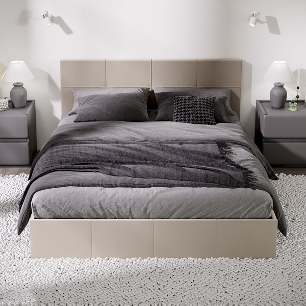 Купить Двуспальная кровать ТриЯ Лора с ПМ 160x200 в Жодино